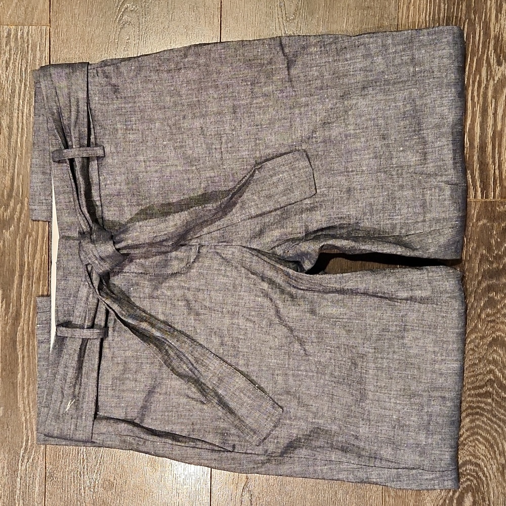 Gray Women's Belted Pants